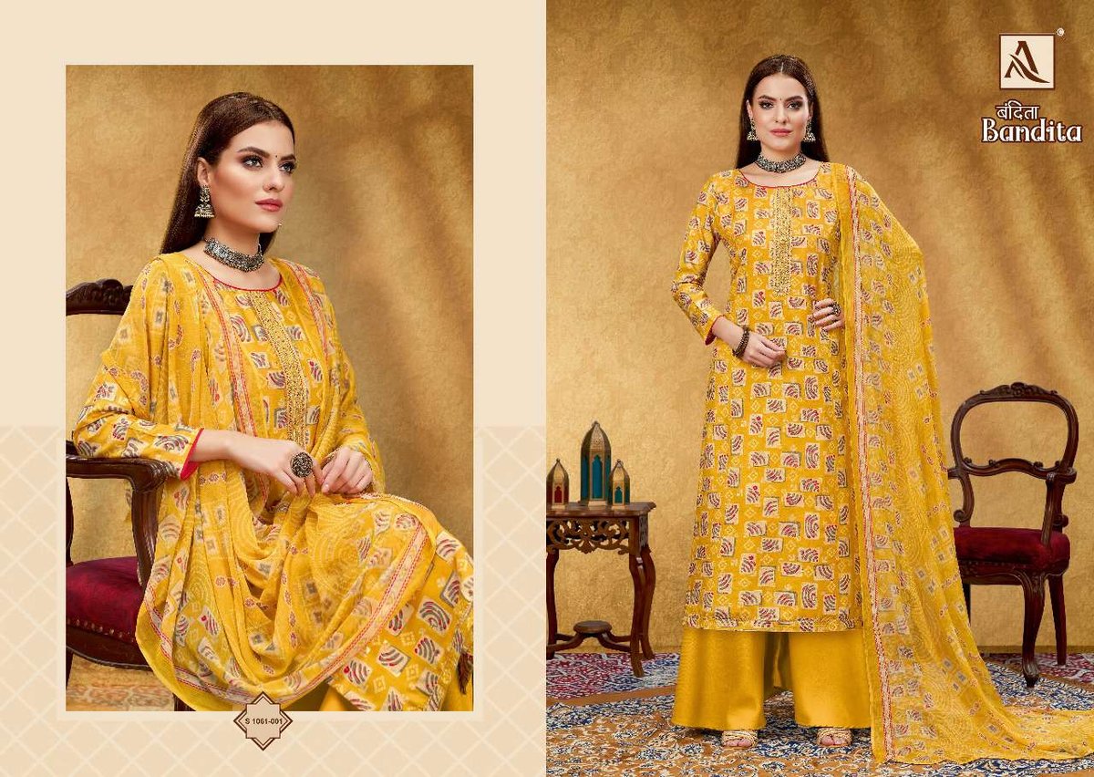 Alok Suit Bandita 1061-001 to 1061-008 Series 1