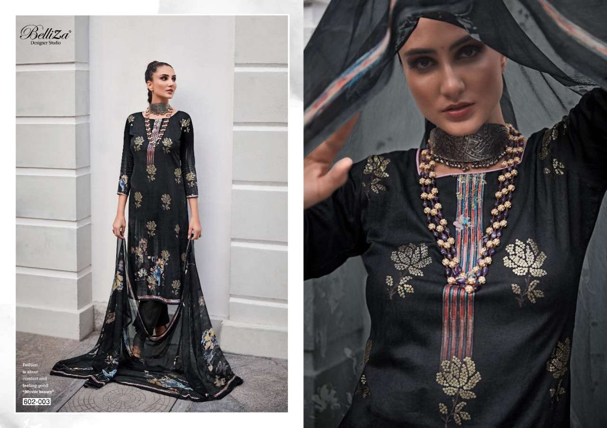 Belliza Designer Kanika 602-001 to 602-006 Series 3