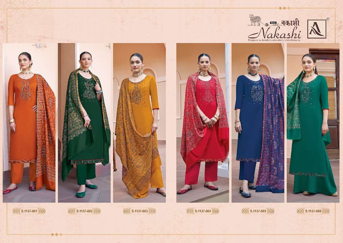 Alok Suit Nakashi 1137-001 to 1137-006 Series 7