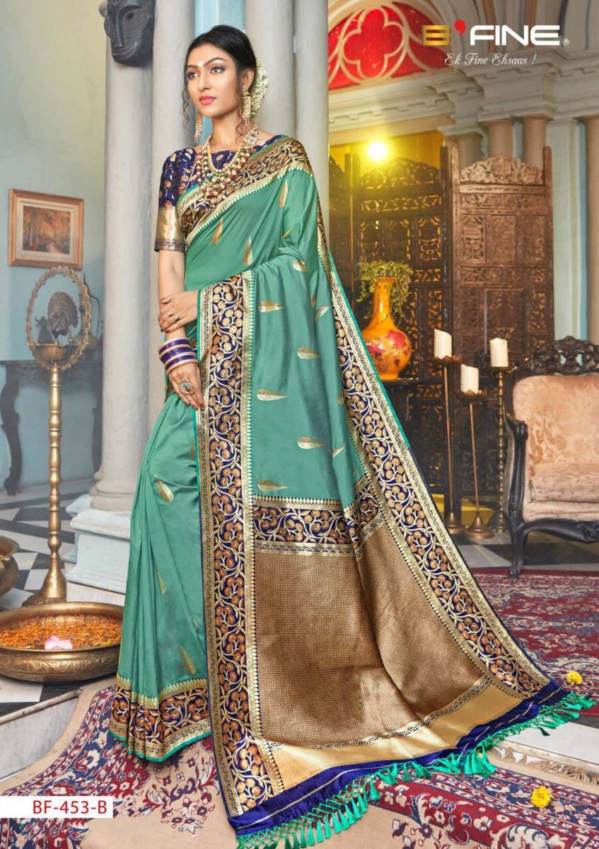 B'Fine Saree Roohani 453 Colors 2
