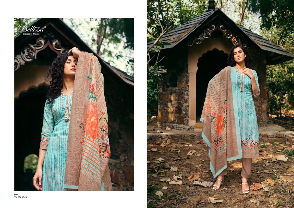 Belliza Designer Chunri 766-001 to 766-006 Series 5