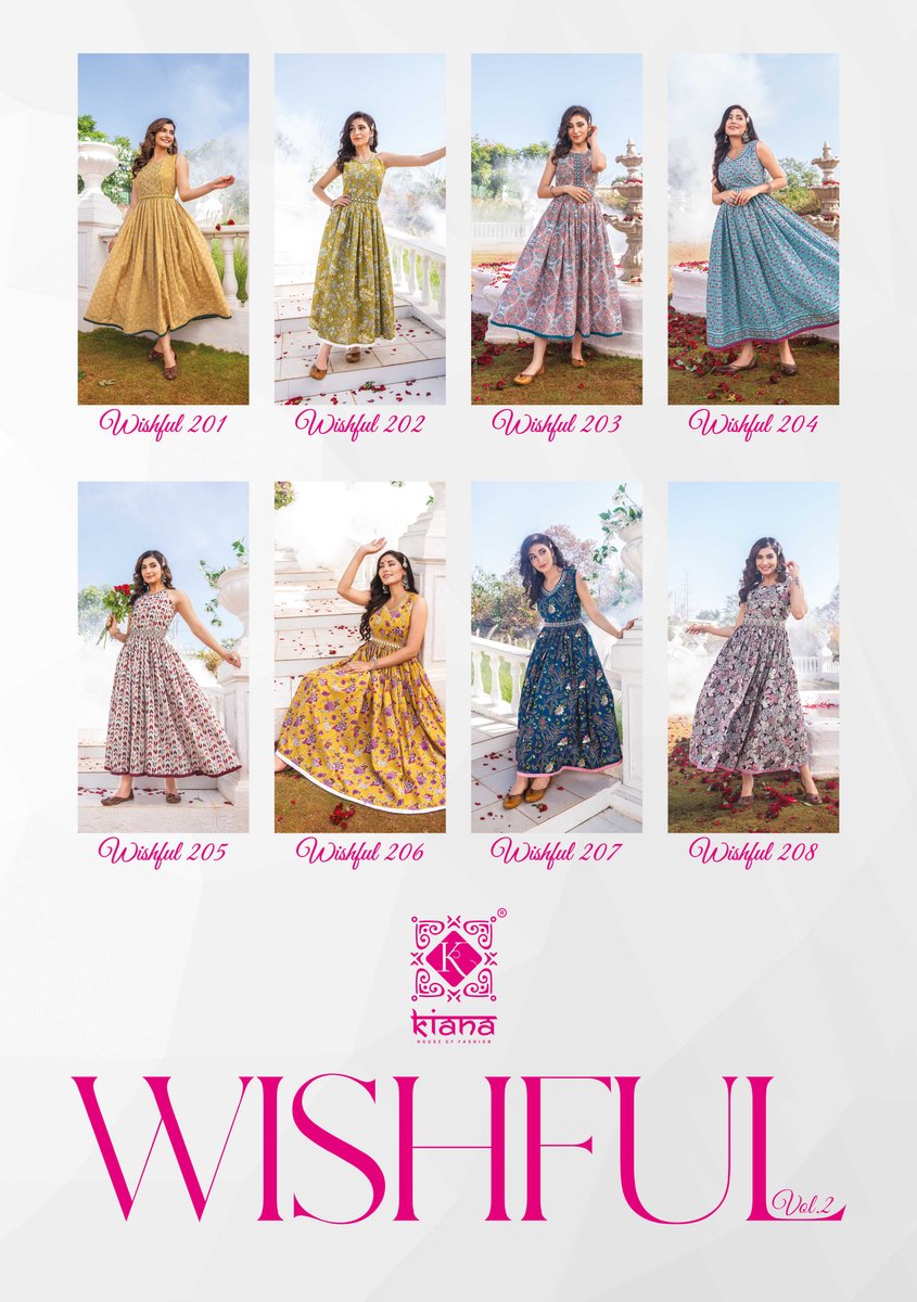 Kiana Fashion Wishful Vol-2 201-208 Series 9