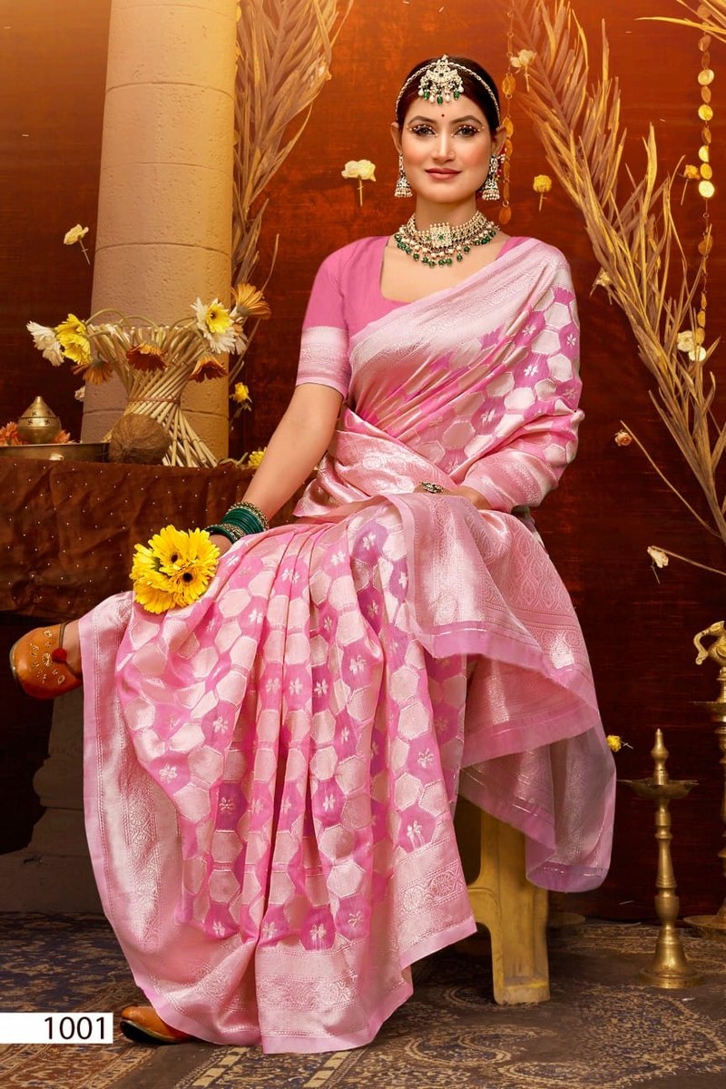 SAROJ SAREE PACIFIC COTTON VOL-4 1001 TO 1006 1