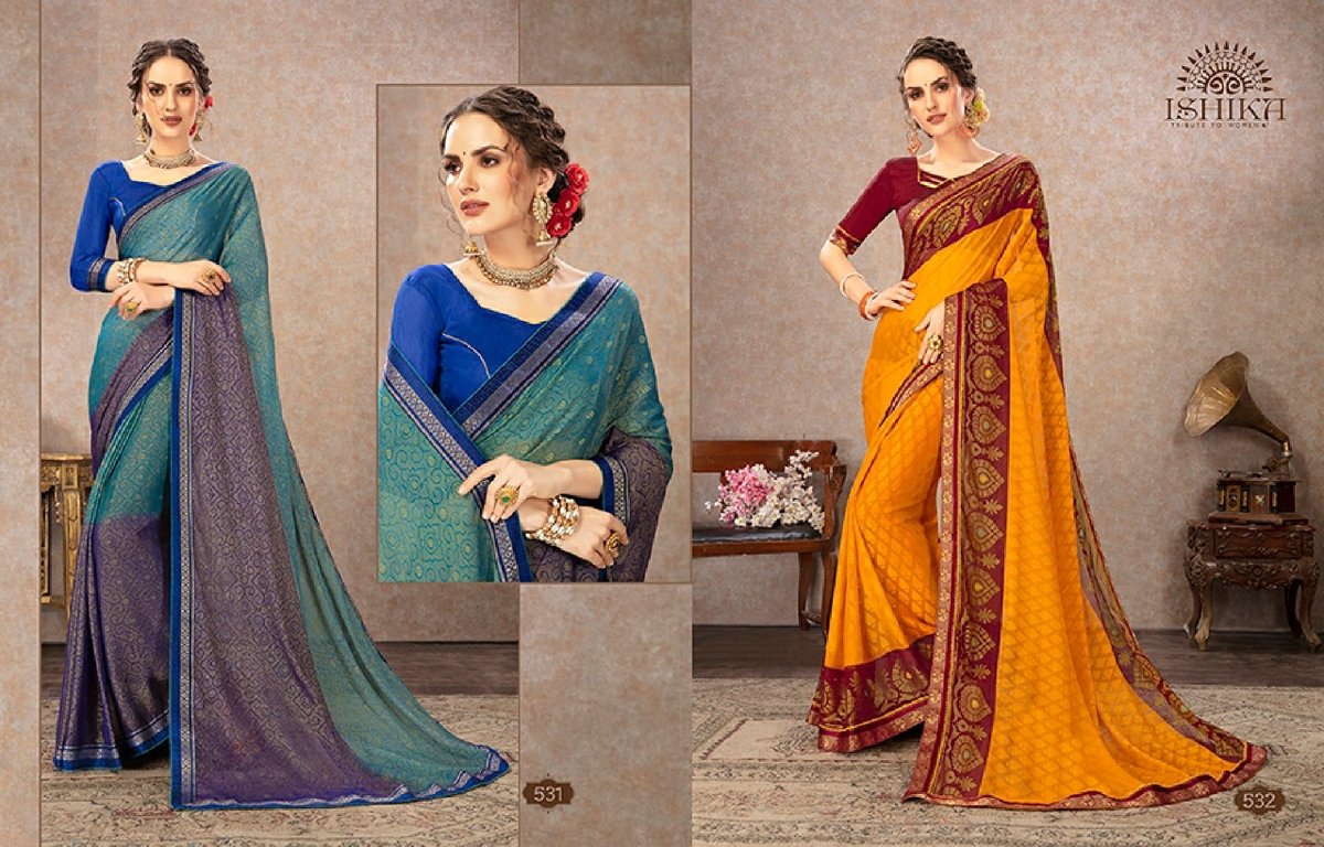Ishika Sarees Shubham 521-534 Series 9