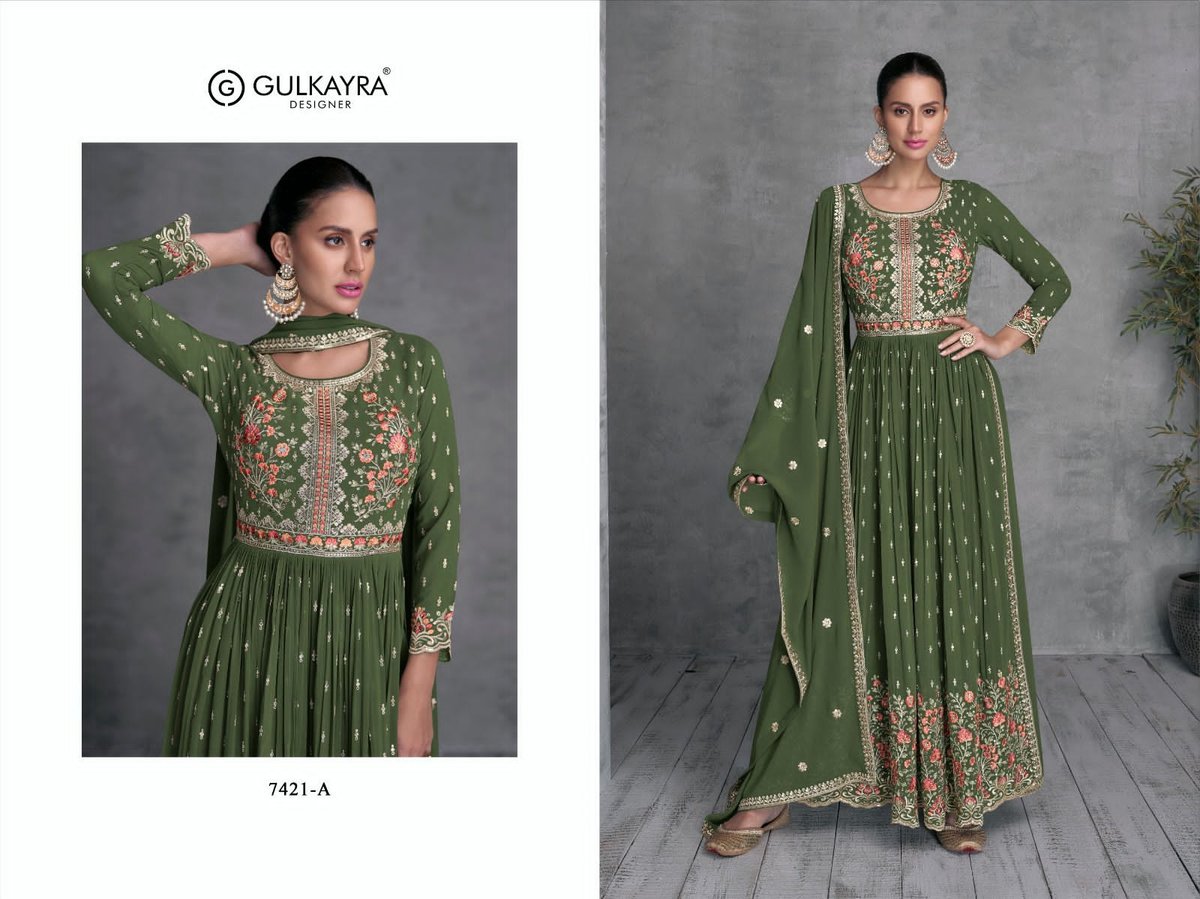 GULKAYRA DESIGNER RIVVA 7421 COLORS 1