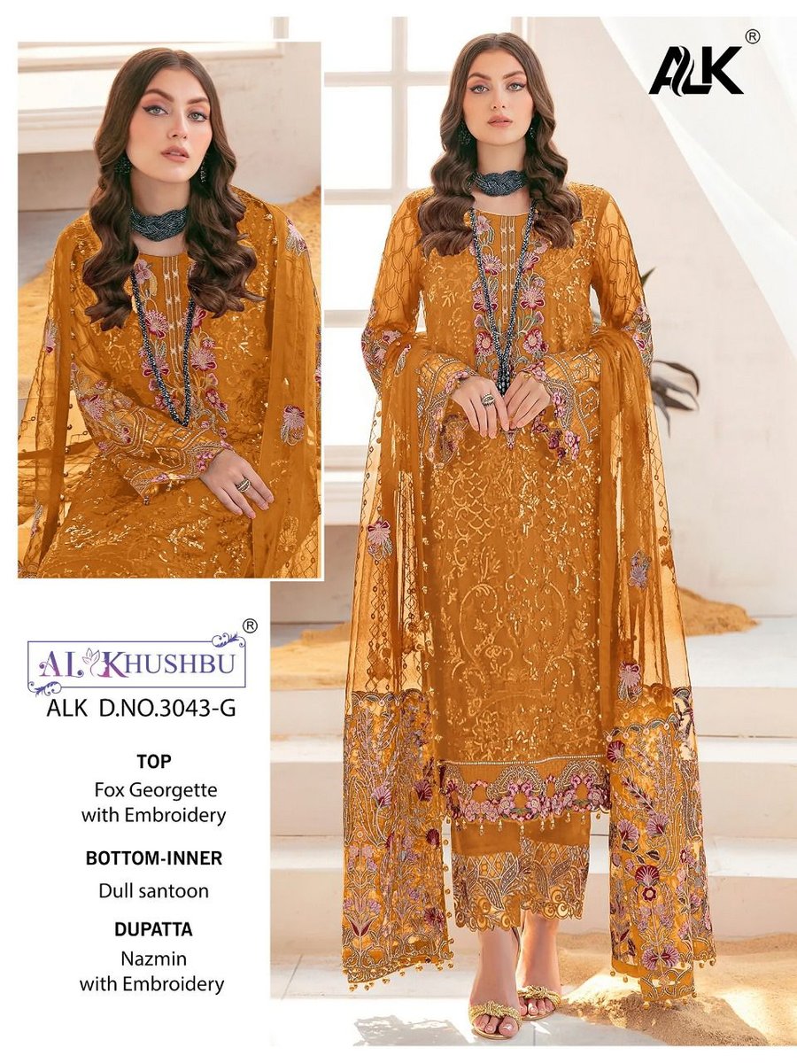 AL Khushbu Designer Suits 3043 Colors 5