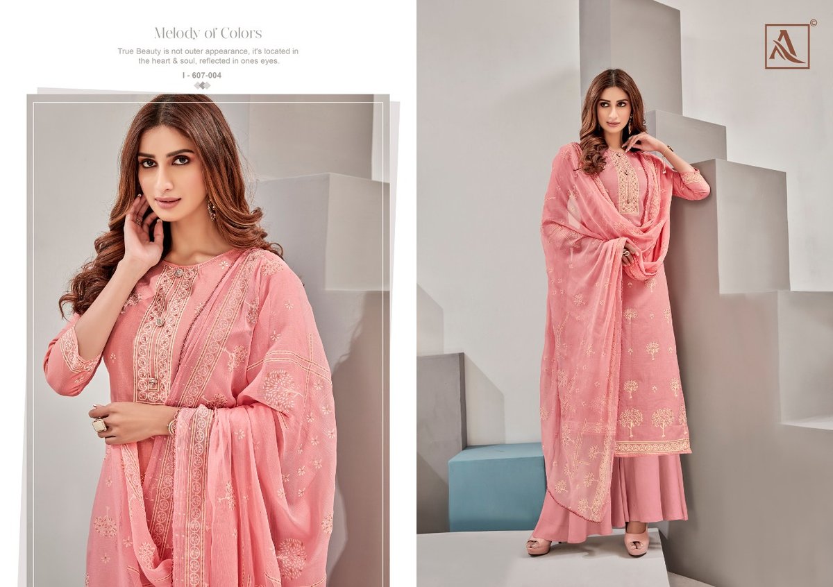 Alok Suits Bloom Gold 607-001-607-010 Series 4