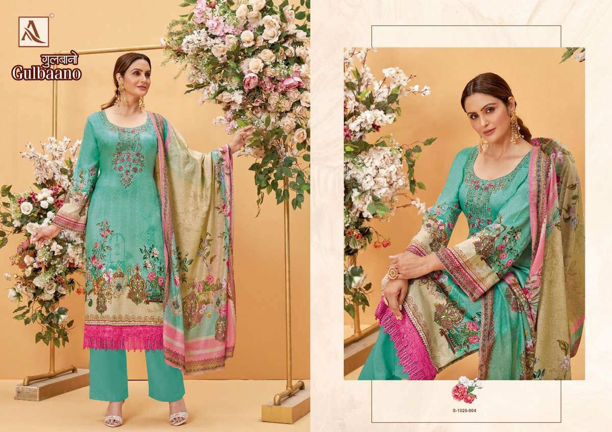 Alok Suit Gulbaano 1025-001 to 1025-008 Series 4