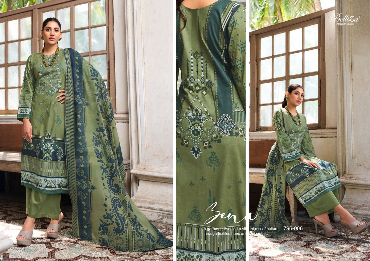Belliza Designer Naira Vol-10 796-001 to 796-010 Series 6