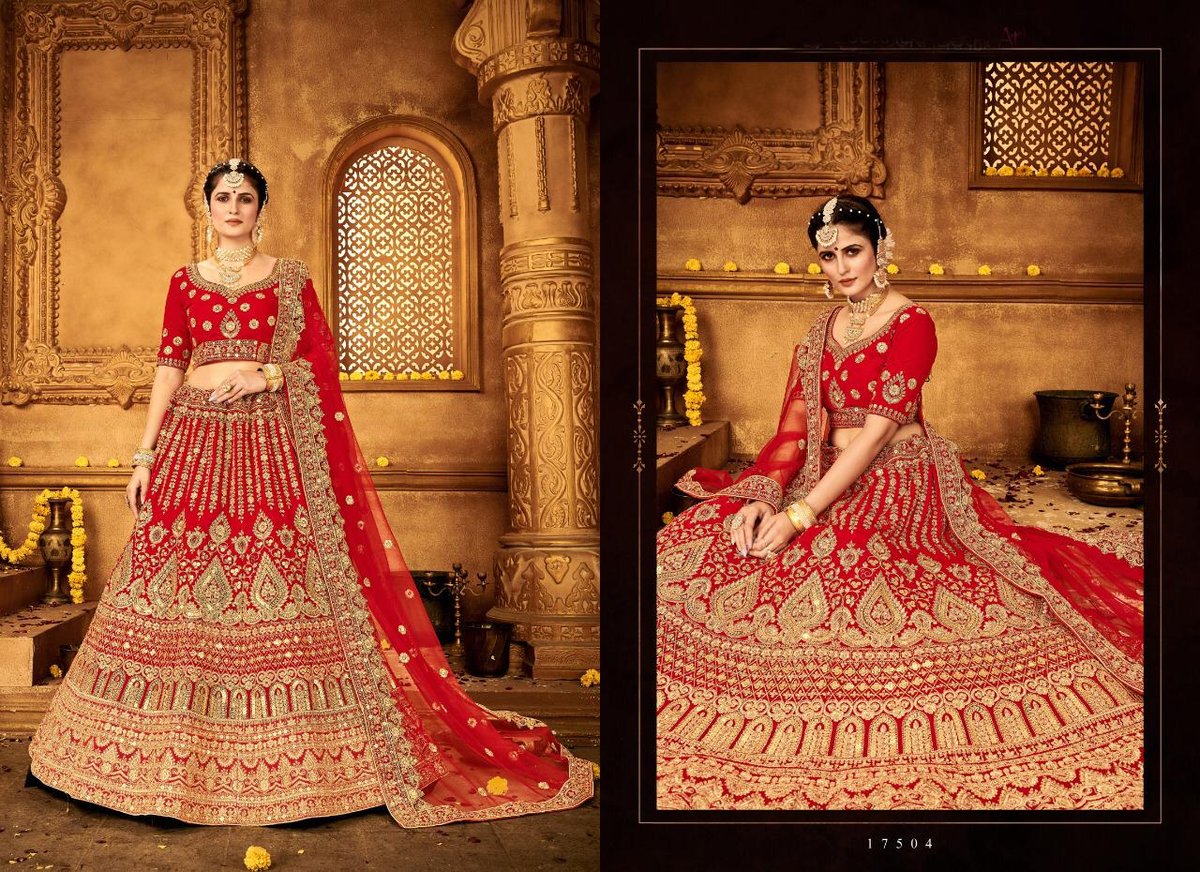 Bridal Designer Lehenga Choli 17501-17505 Series 7