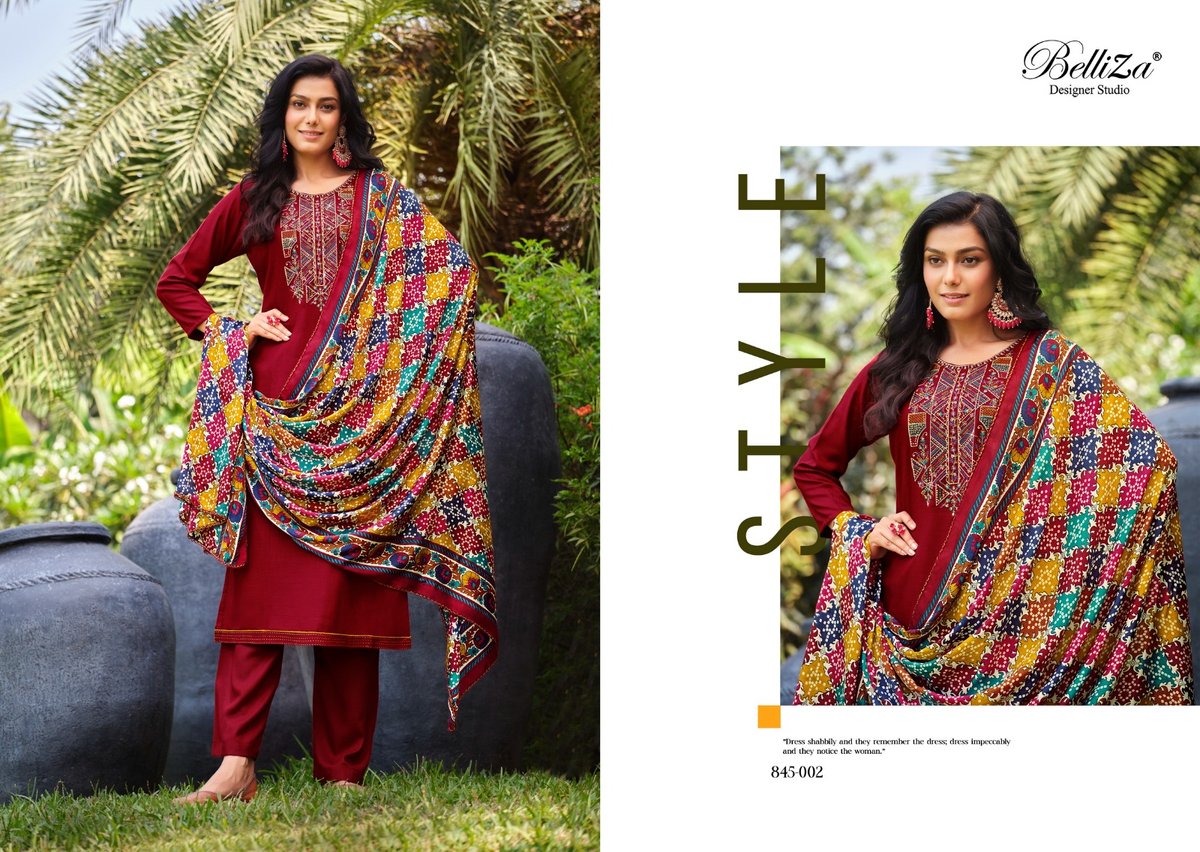 Belliza Designer Lovina 845-001 to 845-008 Series 2