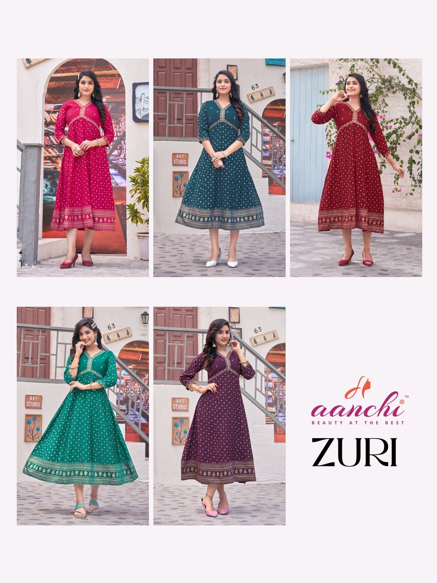 AANCHI KURTIS ZURI 1001 TO 1005 6