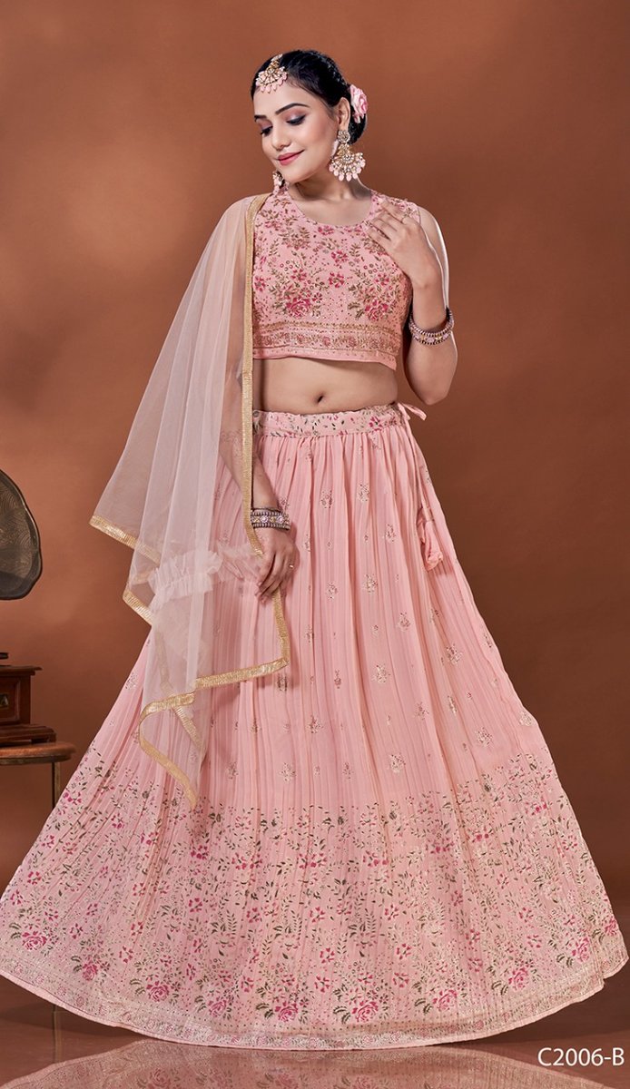 Aamoha Trendz Designer Lehenga C-2006 Colors 3