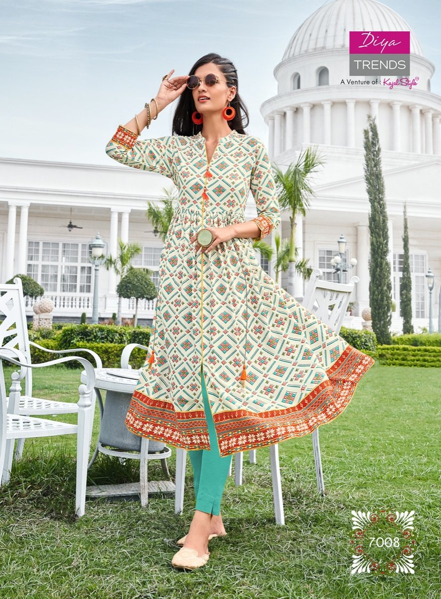 Diya Trendz Ethnic City Vol-7 7001-7010 Series 8