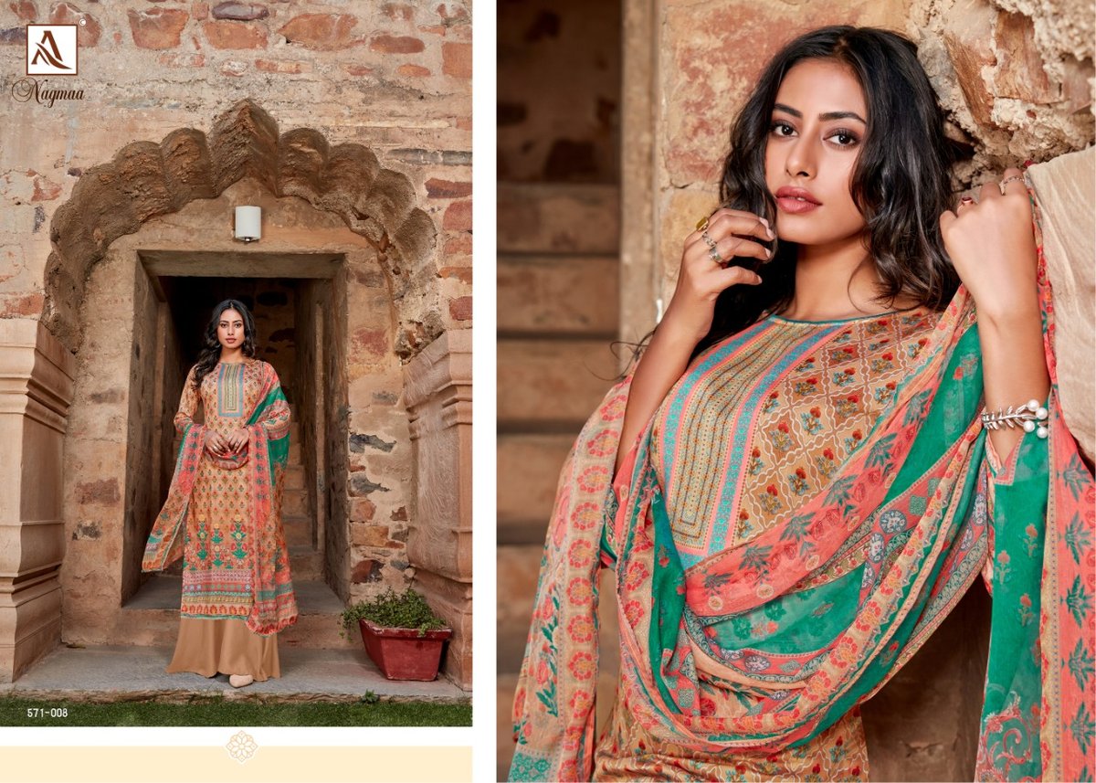 Alok Suits Nagmaa  571-001 to 571-010 Series 8