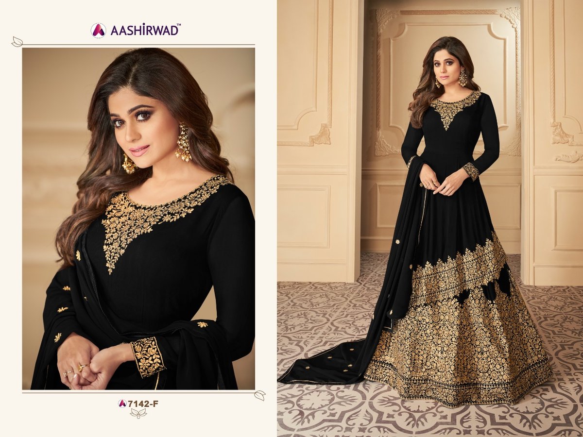 Aashirwad Creation Gulkand Tahira 7142 Mester Colors 6