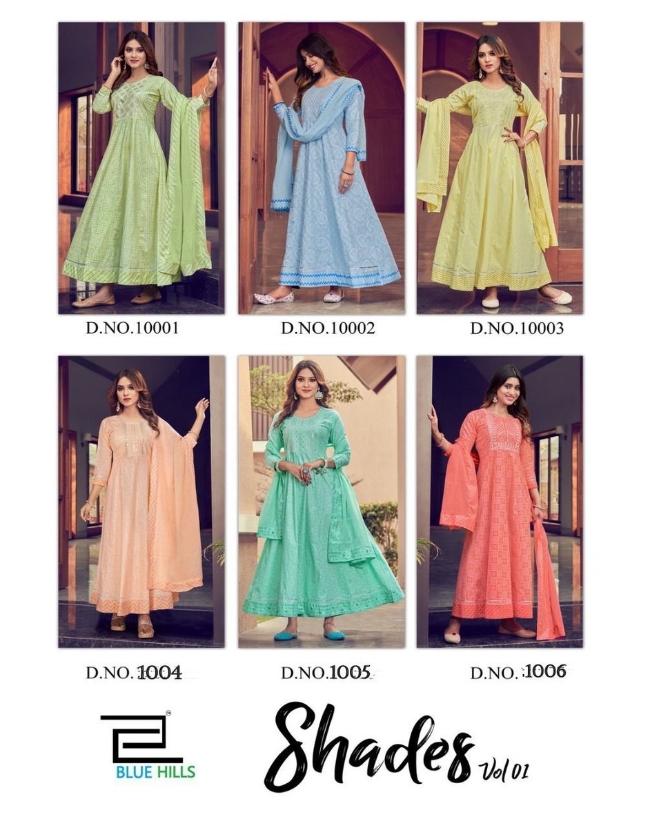 Blue Hills Shades Vol-1 10001-10006 Series 7