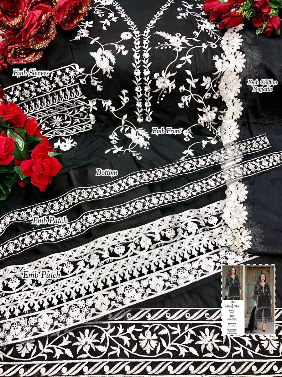 Asim Jofa Super Hit 29007 Dress Material 2