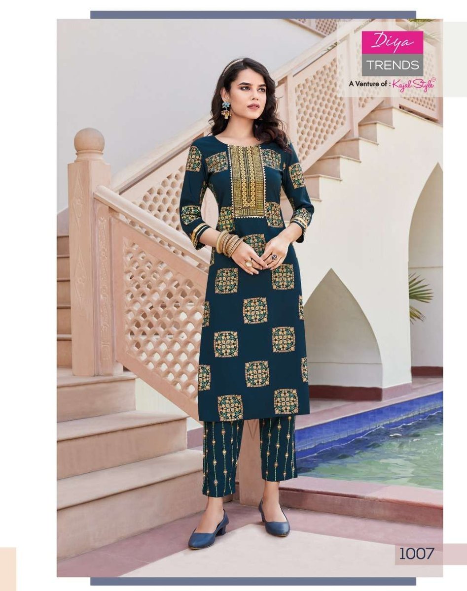 Diya Trends Zoori Vol-1 1001-1010 Series 7