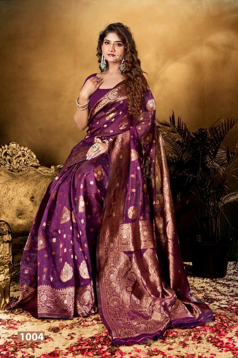 SAROJ SAREE GLAMOUR COTTON VOL-3 1001 TO 1006 4