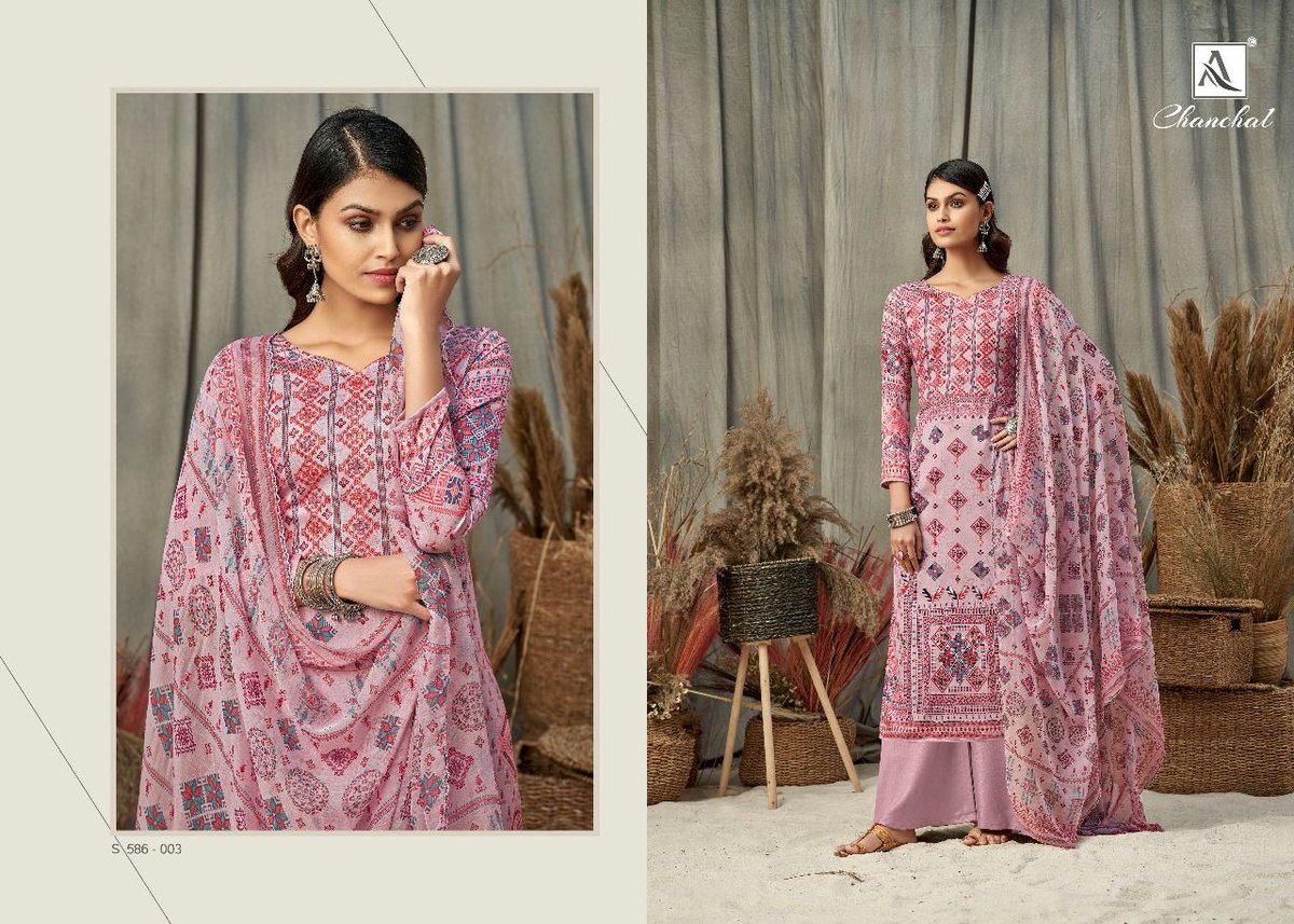 Alok Suit Chanchal 586-001 to 586-010 Series 3