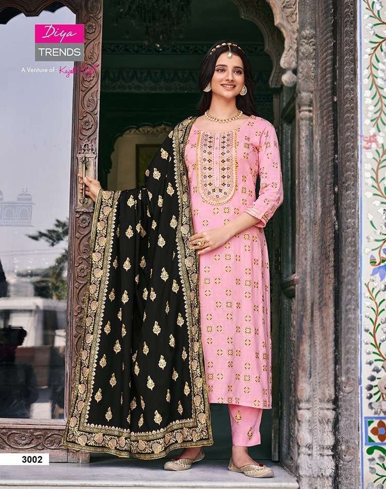 Diya Trends Alveera Vol-3 3001-3008 Series 2