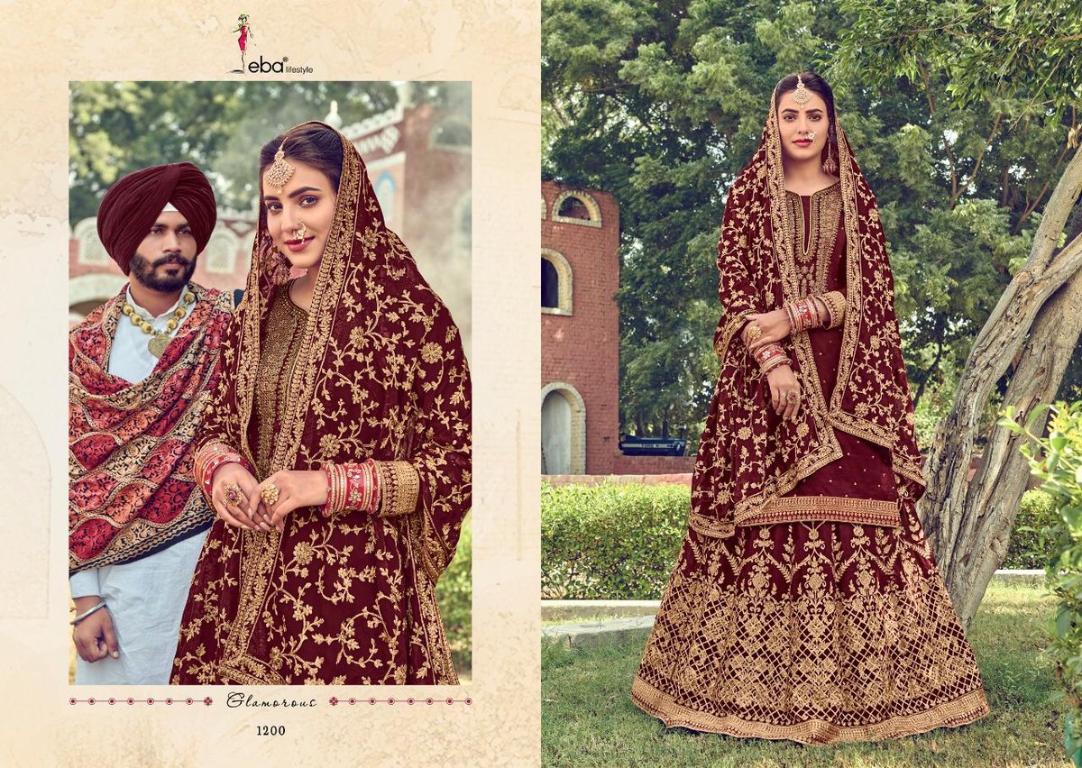 Eba Lifestyle Gulabi Rang 1200-1203 Series 1