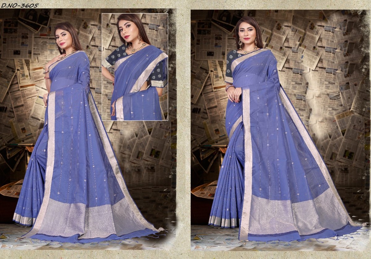 Isha Beautyful Linen Silk 3601-3609 Series 5