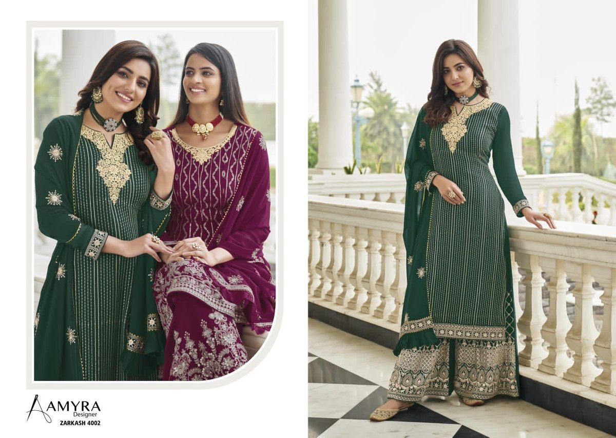 Aamyra Designer Zarkash Vol-4 4001-4004 Series 2