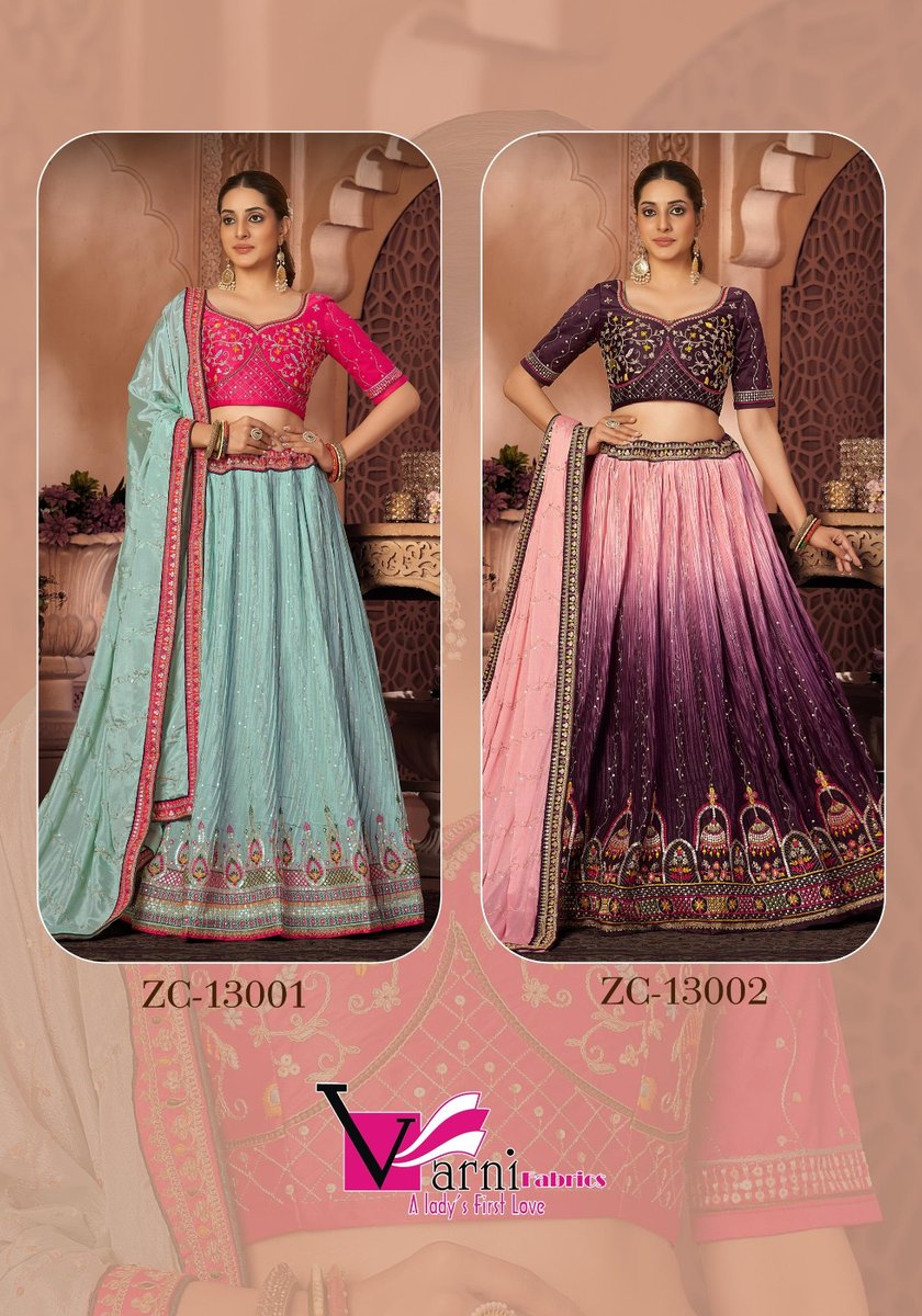 Varni Fabrics Zeeya Couture 13001-13002 Series 3