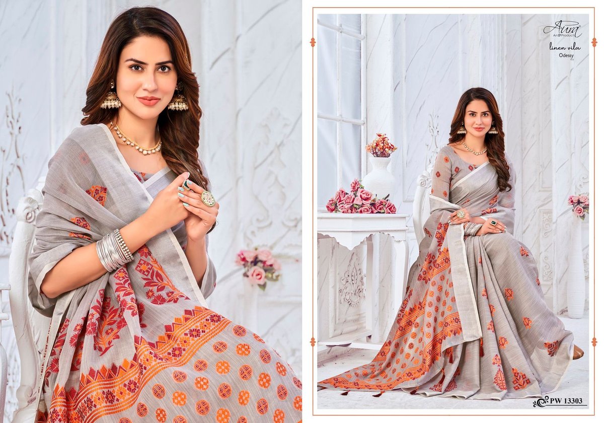 Aura Saree Odessy Vol-3 13301-13306 Series 3