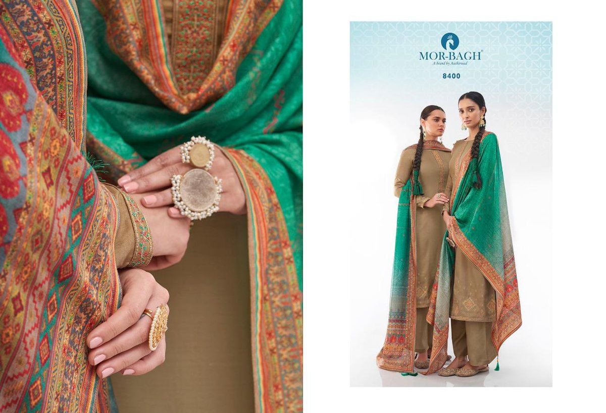 Aashirwad Creation Mor-Bagh Bandhan 8400-8405 Series 1