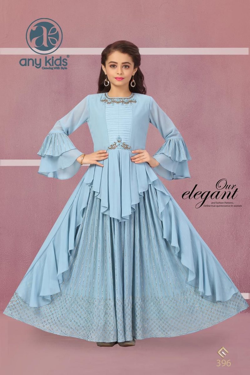 Any Kids Designer Gowns Vol-28 392-411 Series 5