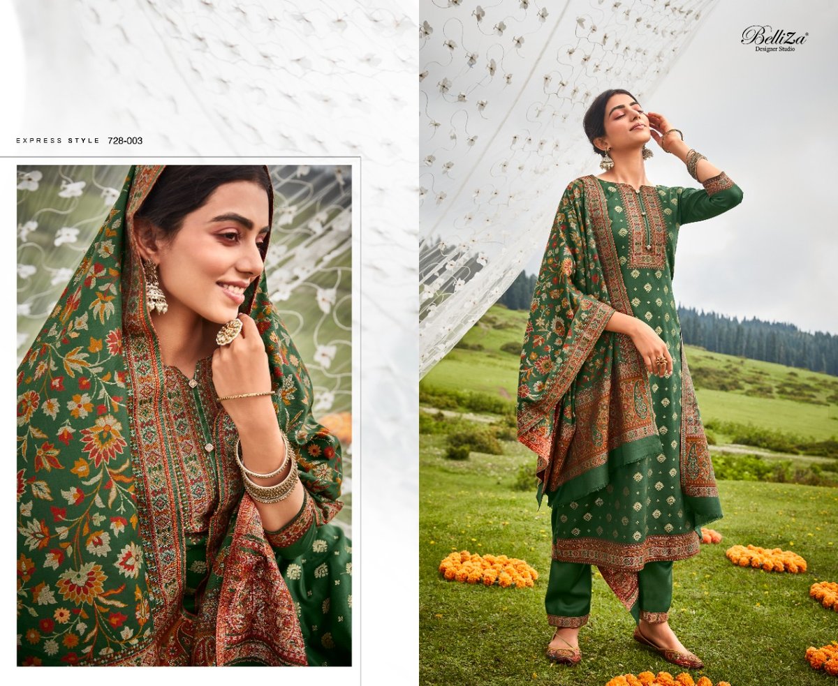 Belliza Designer Izaara 728-001 to 728-008 Series 3