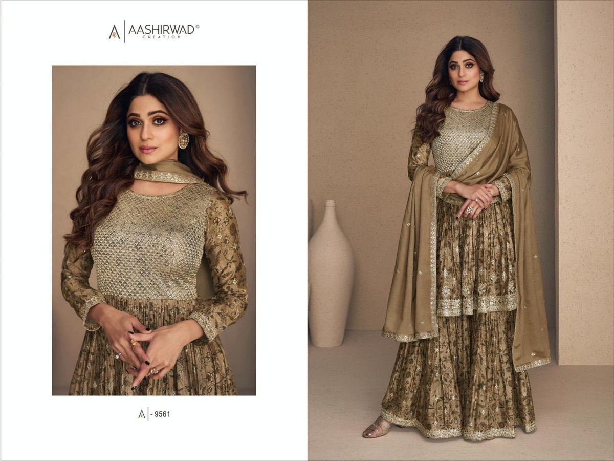 Aashirwad Creation Flower 9560-9564 Series 2