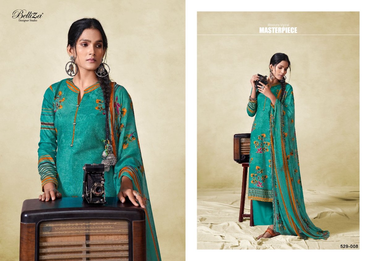 Belliza Designer Richa 529-001 to 529-010 Series 8