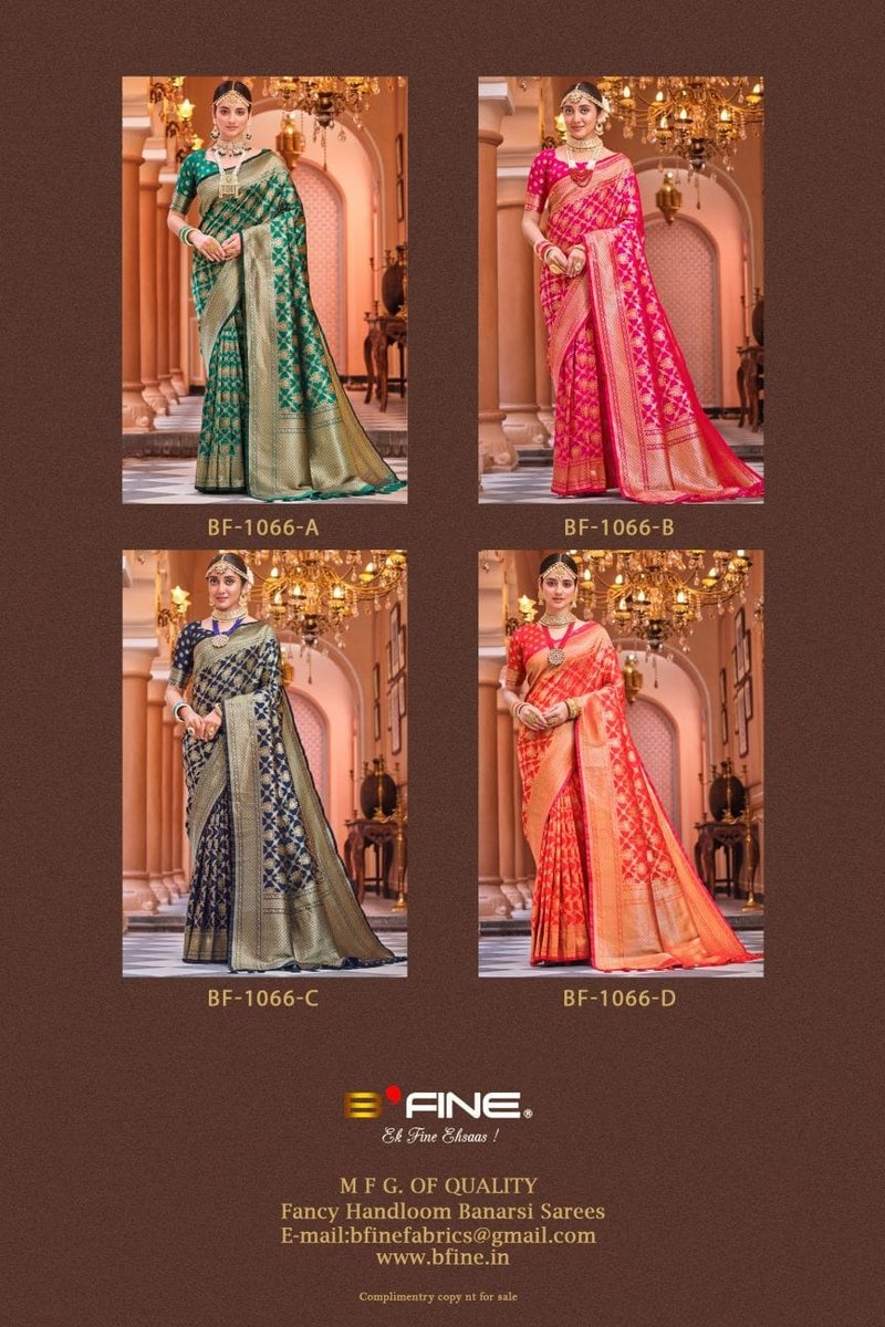 B Fine Saree Sanika BF-1066 Colors 5