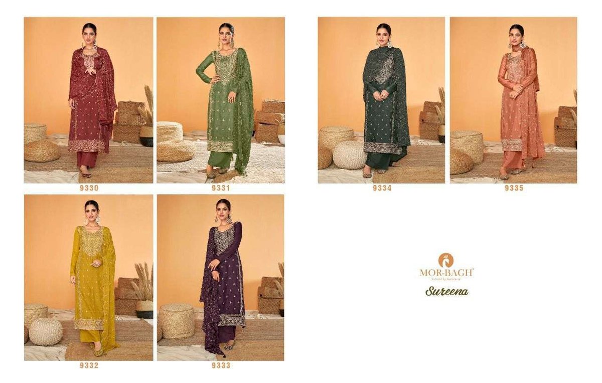 Aashirwad Creation Mor Bagh Sureena 9330-9335 Series 7
