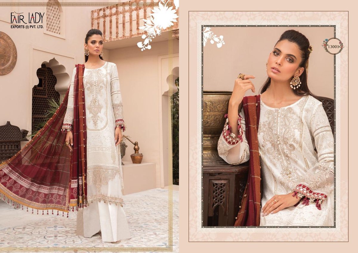 Fair Lady Maria B Lawn 13001-13007 Series 1