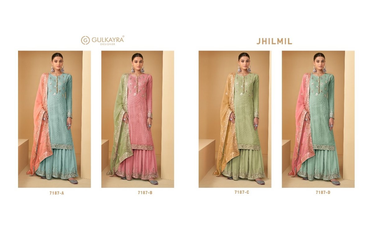 Gulkayra Designer Jhilmil 7187 Colors 5