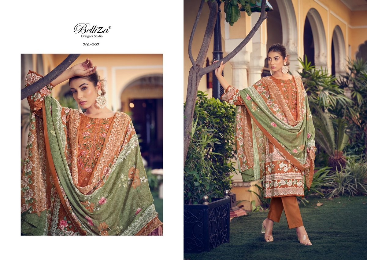 Belliza Designer Naira Vol-7 791-001 to 791-010 Series 7