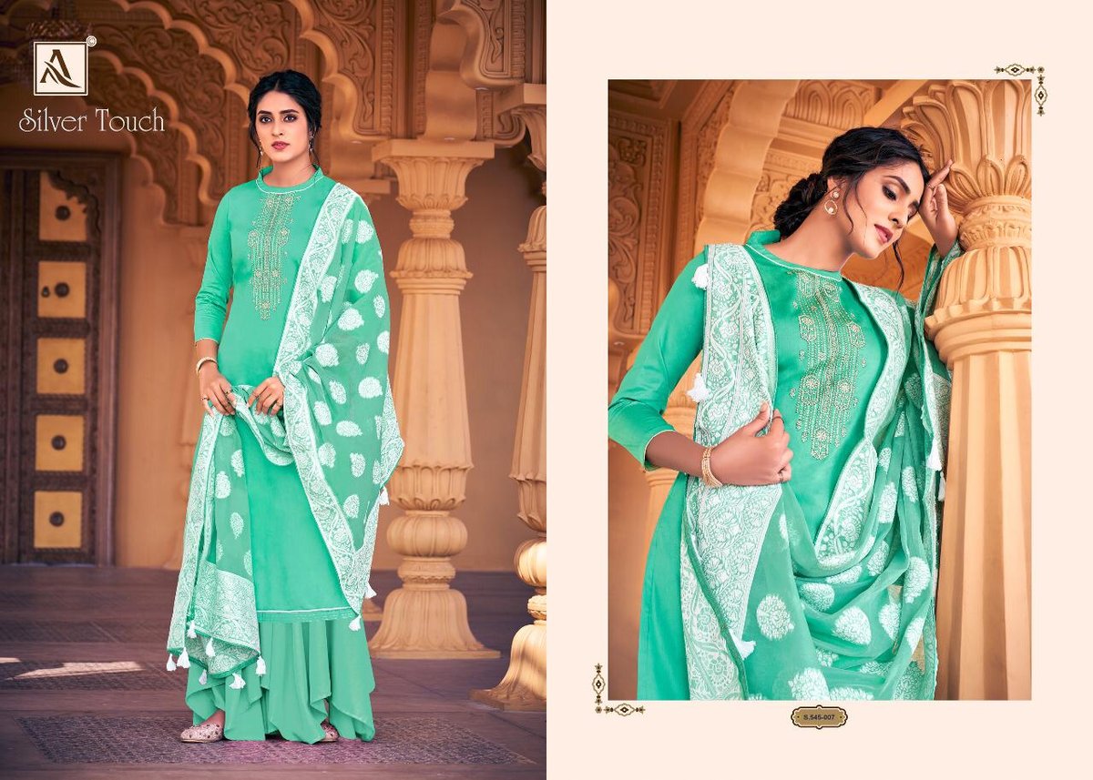 Alok Suits Silver Touch 545-001-545-008 Series 7