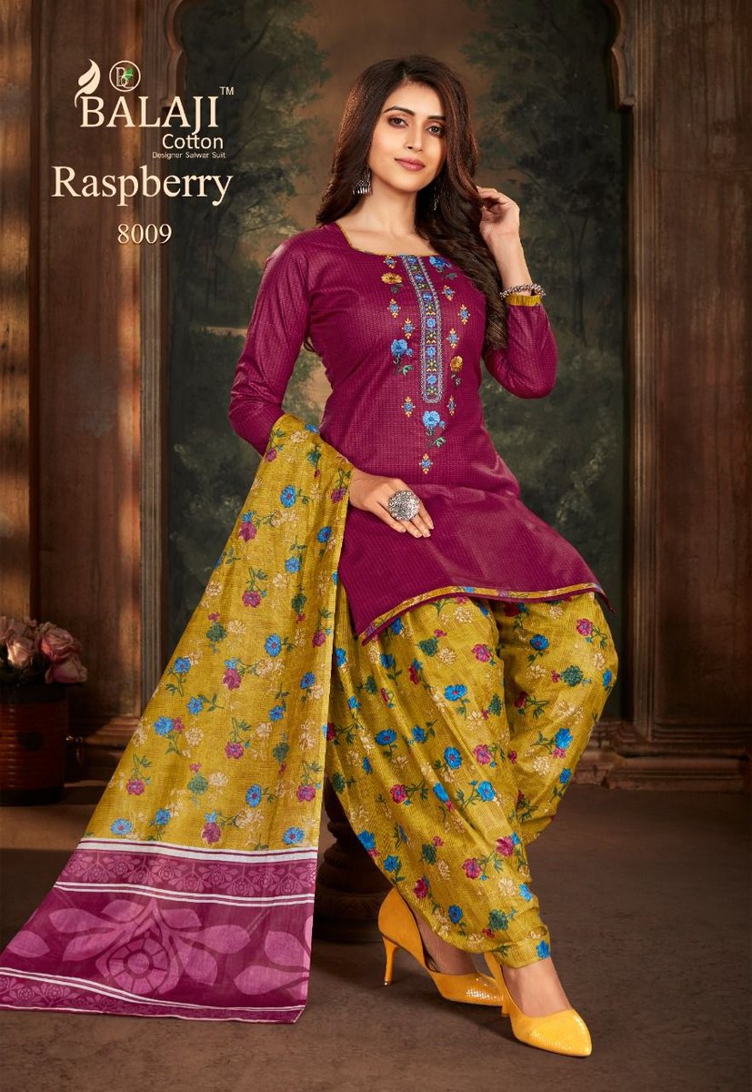 Balaji Cotton Raspberry Vol-8 8001-8012 Series 9