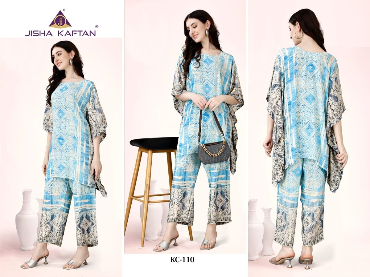 JISHA KAFTAN KAFTAN CO-ORD SETS VOL-2 KC-109 TO KC-116 2