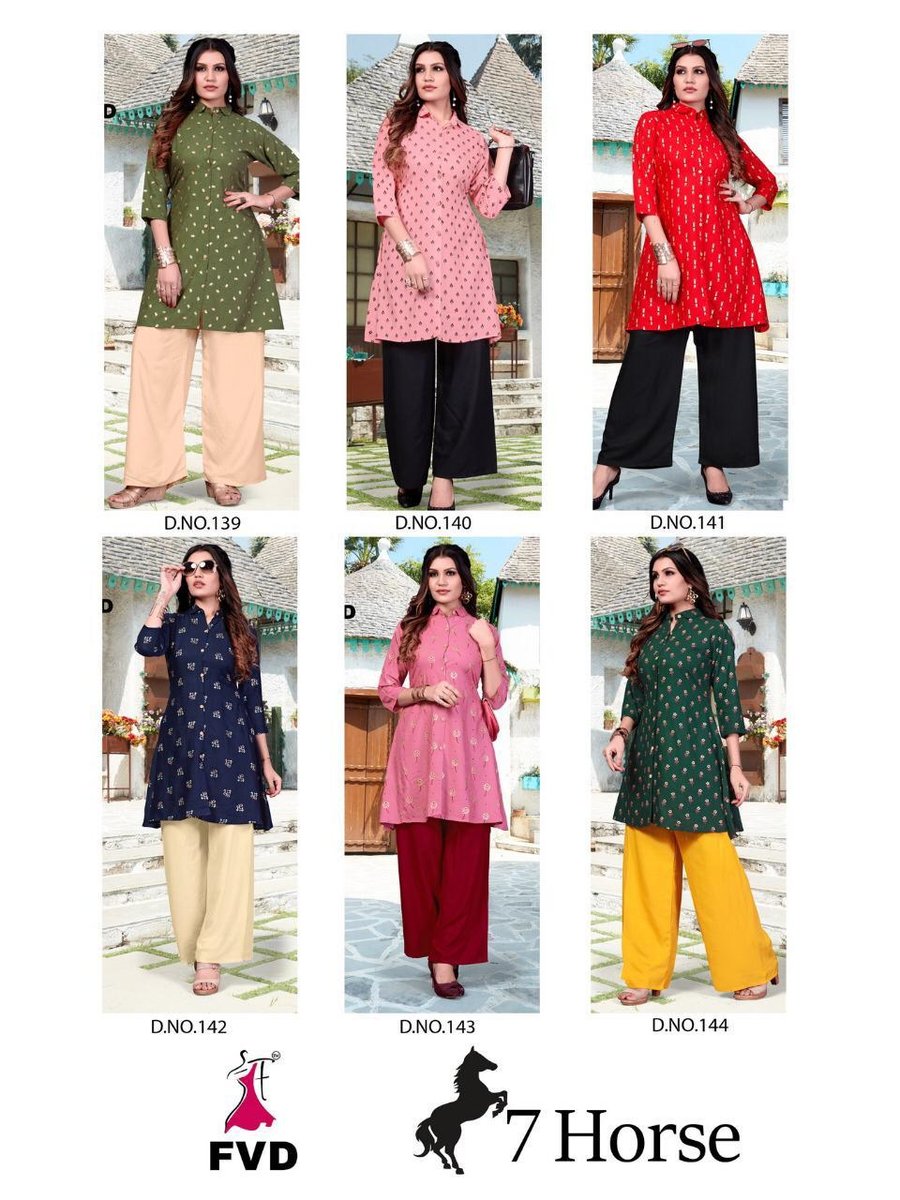 Fashion Valley Dresses 7 Horse 139-144 Series 7