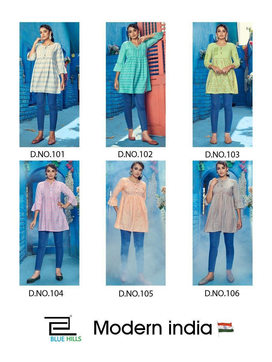 Blue Hills Modern India Vol-1 101-106 Series 7