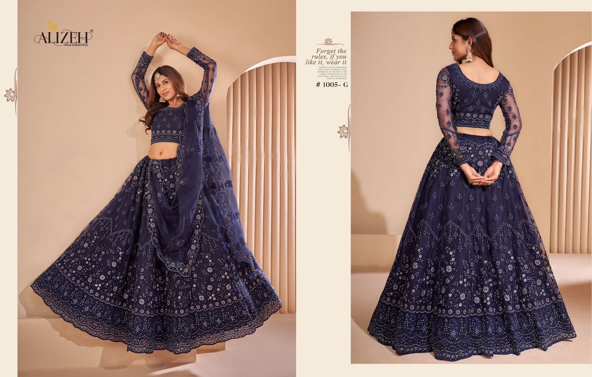 Alizeh Bridal Heritage Colour Splash 1001-1008 series 10