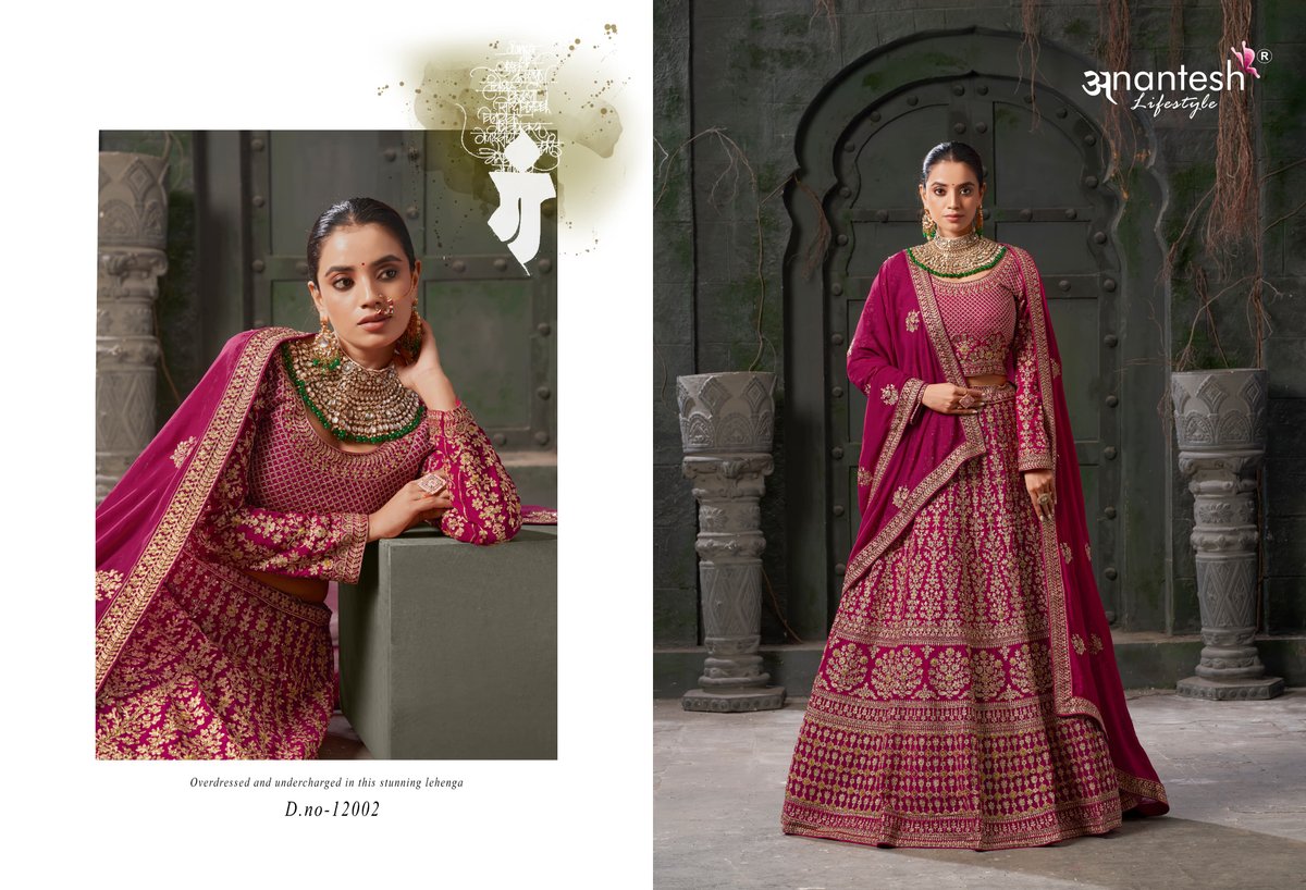 ANANTESH NIKAAH THE WEDDING VIBES VOL-01 COLOUR EDITION 12001 & 12002 COLOUR'S 5