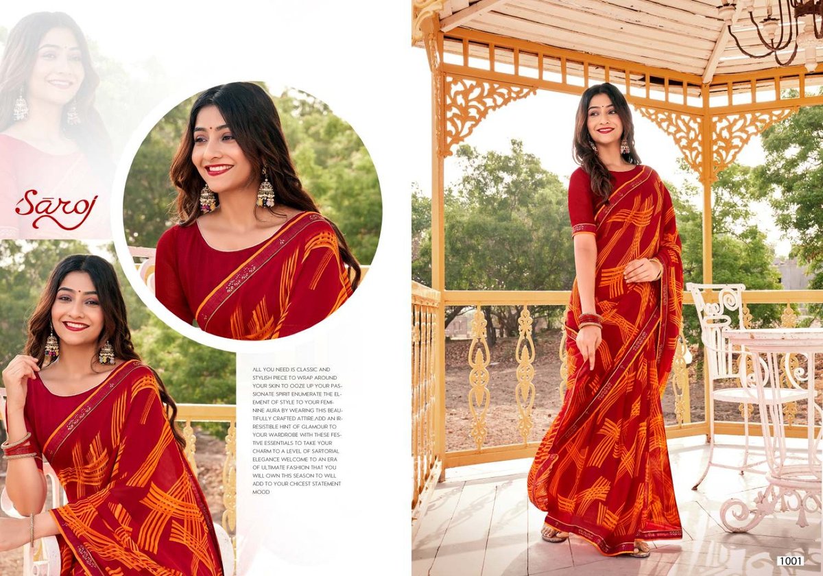 SAROJ SAREE CARNIVAL 1001 TO 1007 1