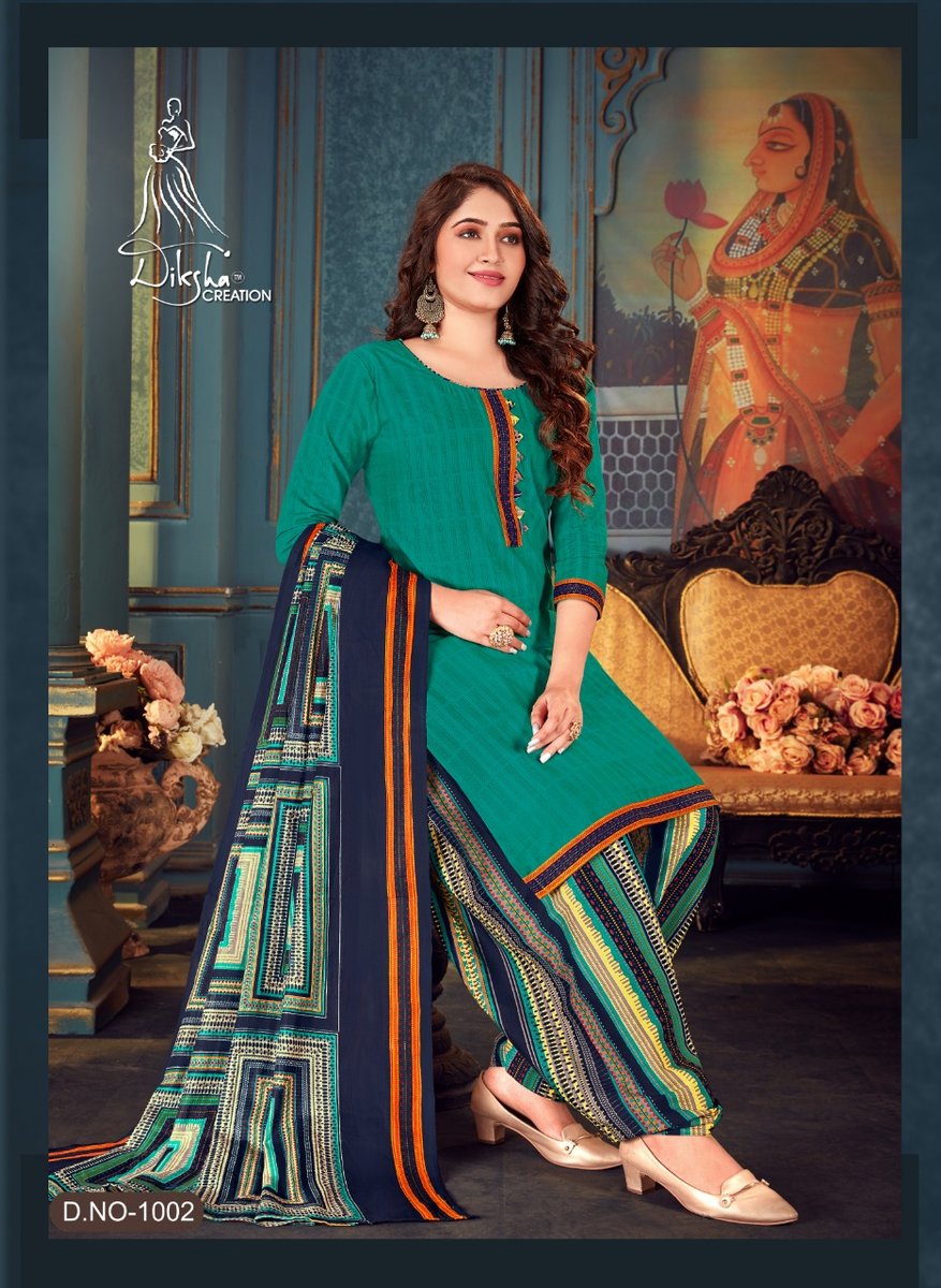 Diksha Creation Colour Stitch Patiyala Vol-4 1001-1010 Series 2